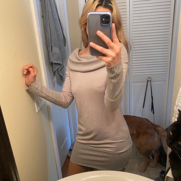 Tops - Off the shoulder top.